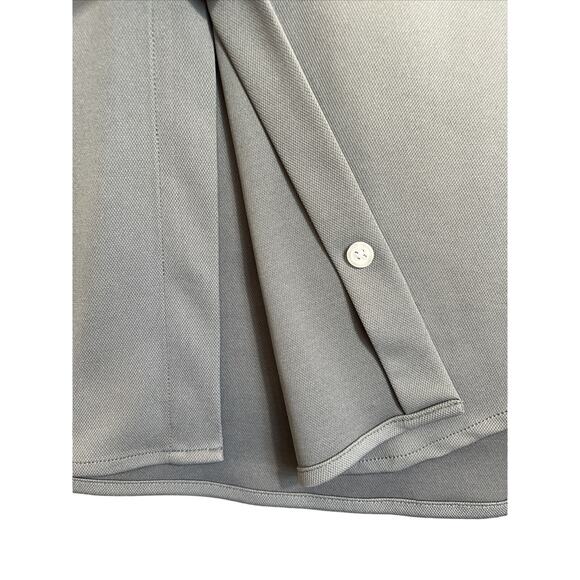 Ministry Of Supply Apollo Dress Shirt Men XL Standard Fit Gray Stretch Commuter - Picture 5 of 13